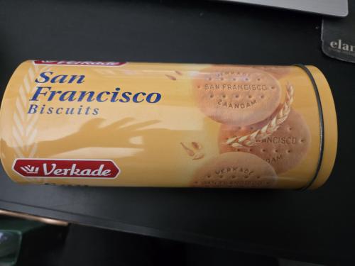 Verkade San Francisco koekblik,   iconische ovale vorm. 20cm