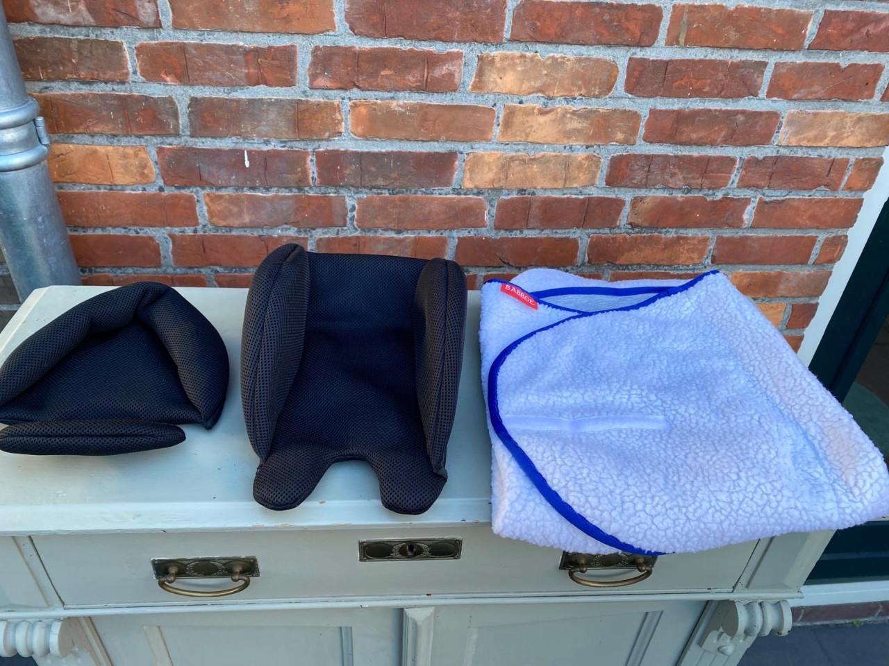 Babboe bakfiets 3 stoeltjes en accessoires