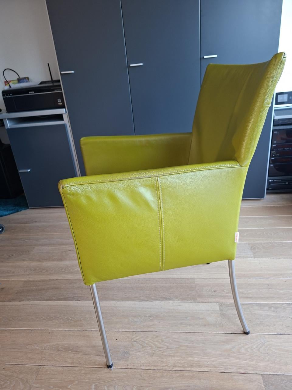 Set van 6 design eetkamerstoelen, merk creafort