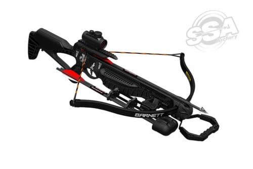 BARNETT BLACKCAT RECURVE CROSSBOW SET 260fps 165LBS RED DOT SCOPE