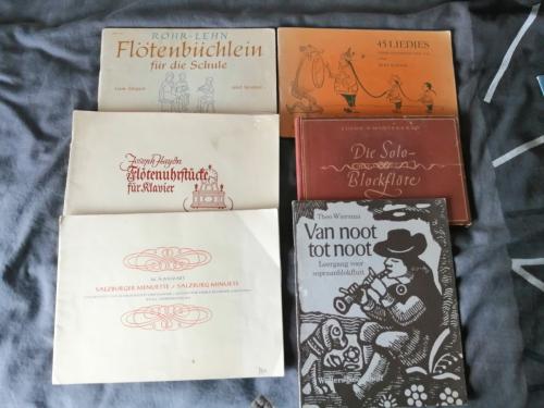 Blokfluit   boekjes