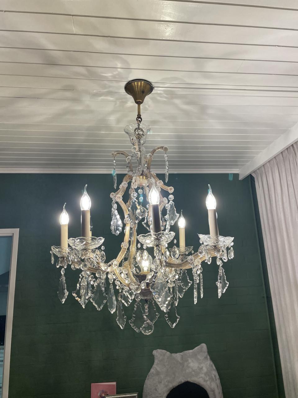 Nog in zeer mooie goede staat kroonluchter Echt antieke