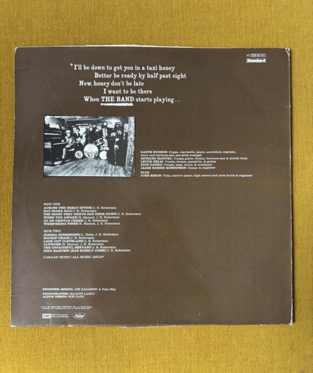 The Band - LP Vinyl Album