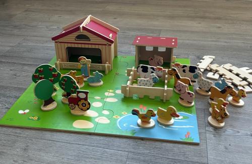 Houten boerderij