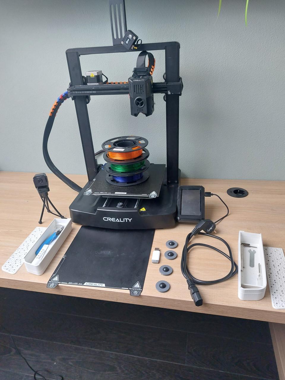 Creality Ender 3 V3 KE 3D-printer, incl. Camera, wifi, filament