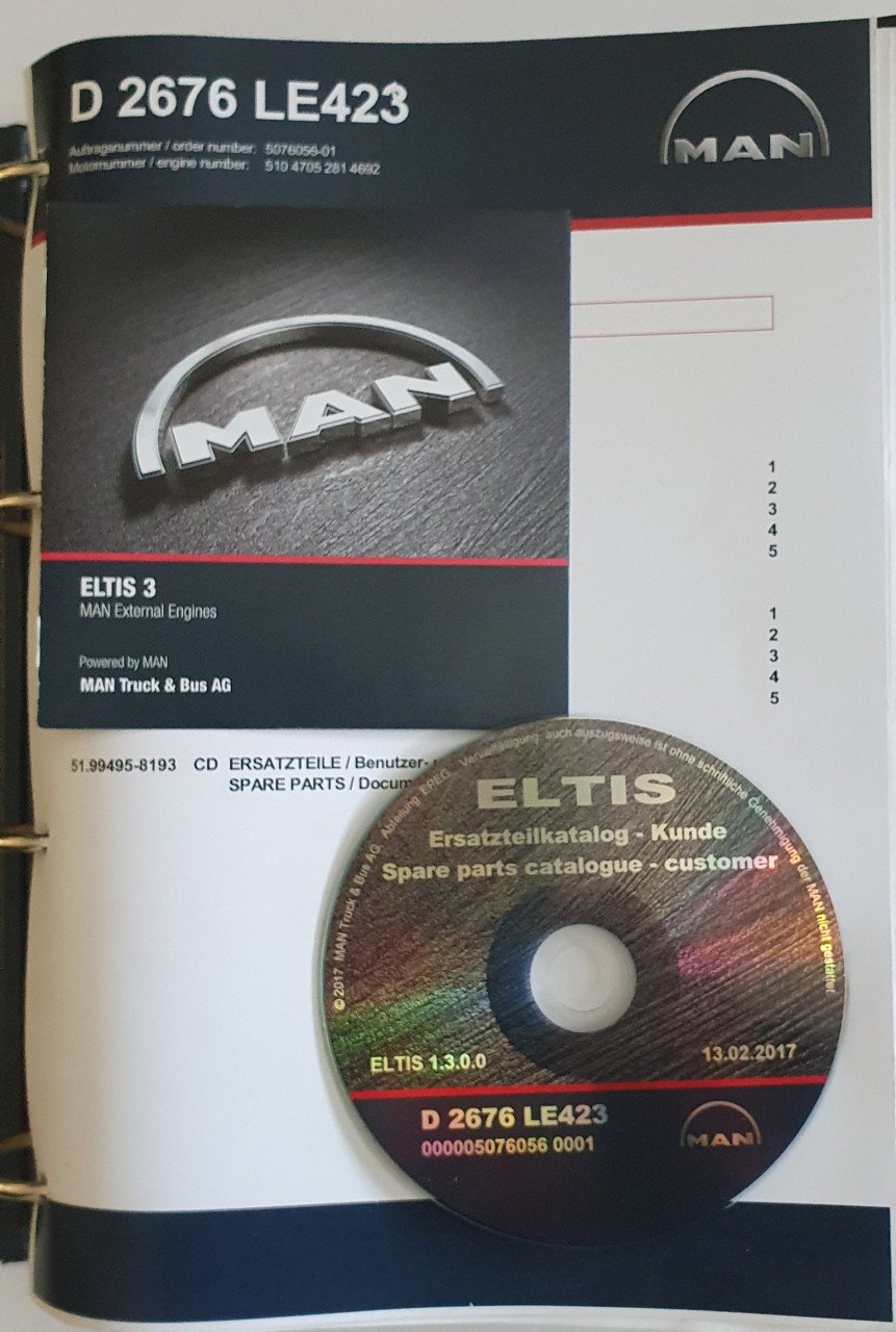 Werkplaats Handboek Onderdelen "MAN" SCHEEPSMOTOR