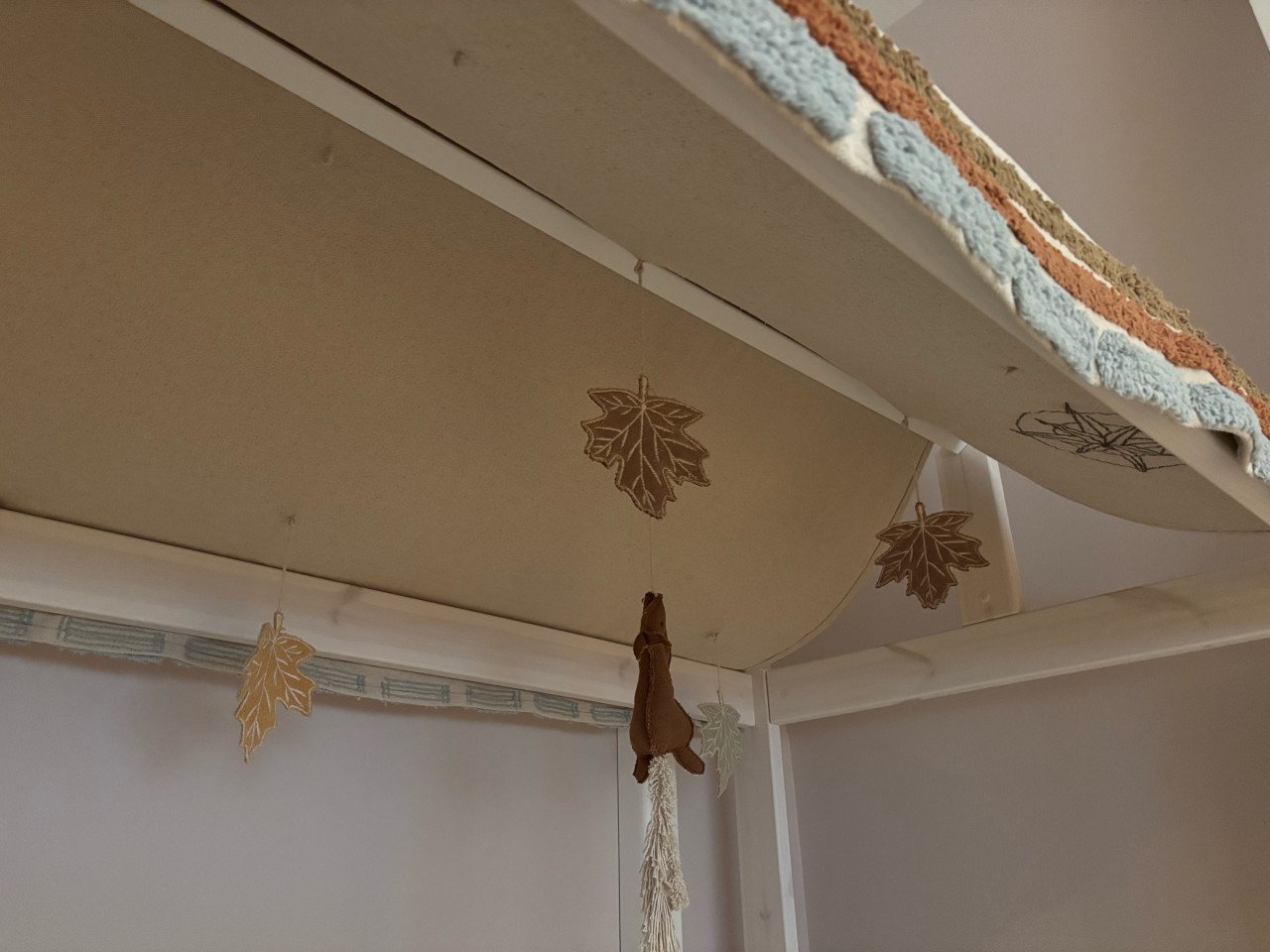 LIFETIME kidsroom stoffen dak canoe advent incl blaadjes en eekhoorns