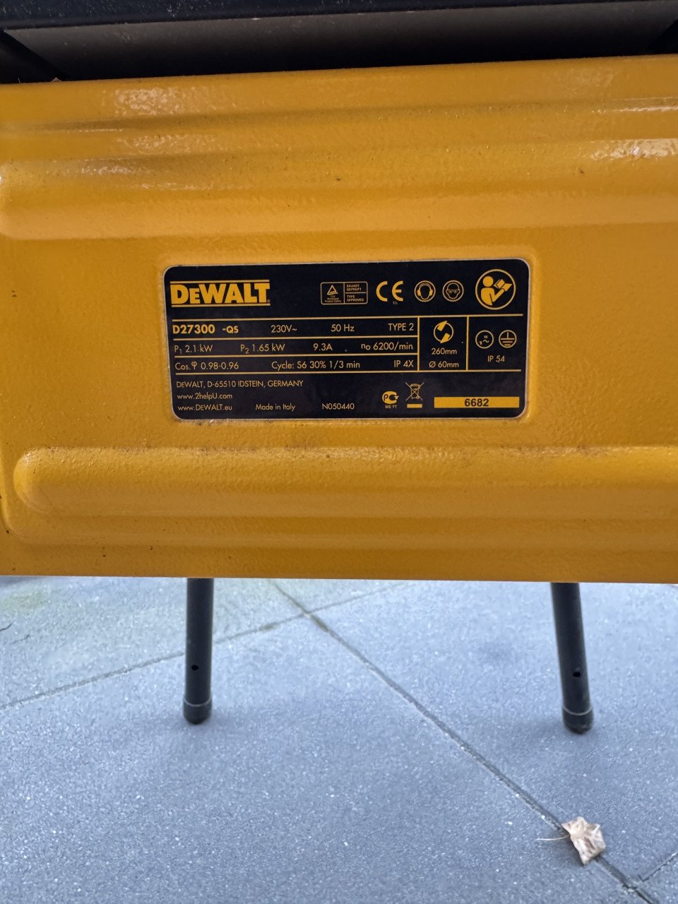DeWalt Vlak- en Vandiktebank D27300