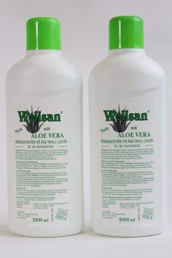 WOLLSAN WASMIDDEL -WASCHPFLEGE CONCENTRAAT MET ALOE VERA, 2 X 1000 ml