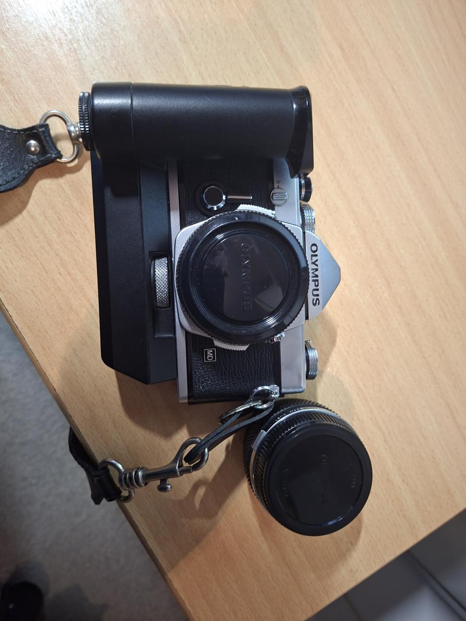 Fotokoffer met inhoud camera, lenzen en toebehoren