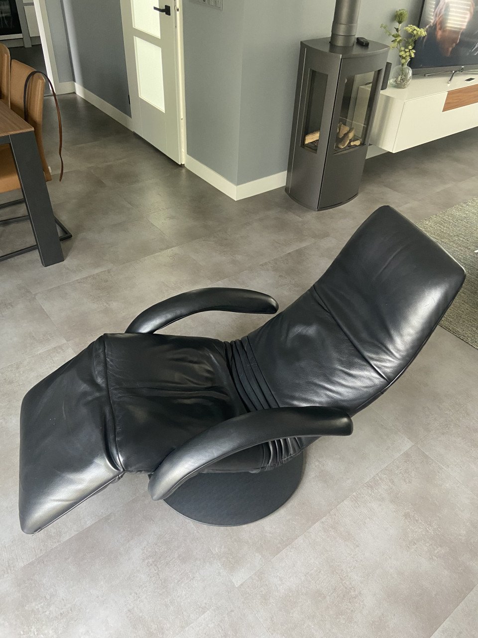 Jori Yoga relax mono-move zwart leder