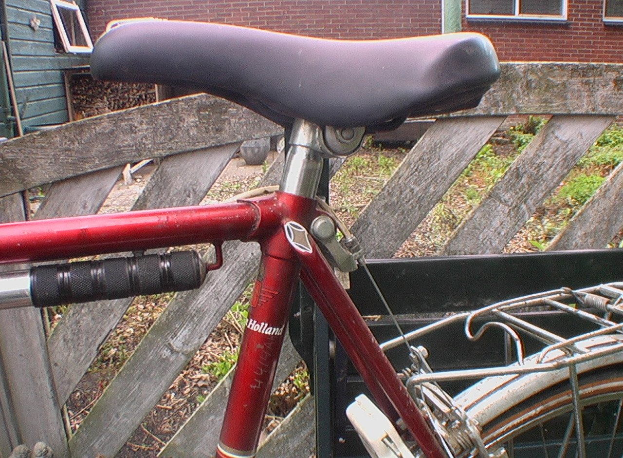 Oldtimer sport fiets batavis 14 versnellingen rees stuur