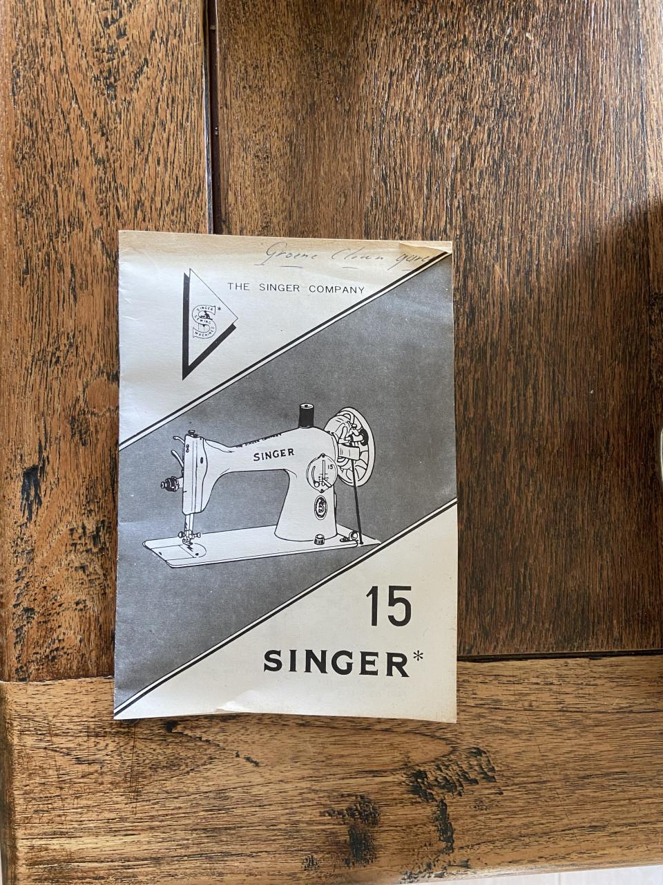 Vintage Singer naaimachine