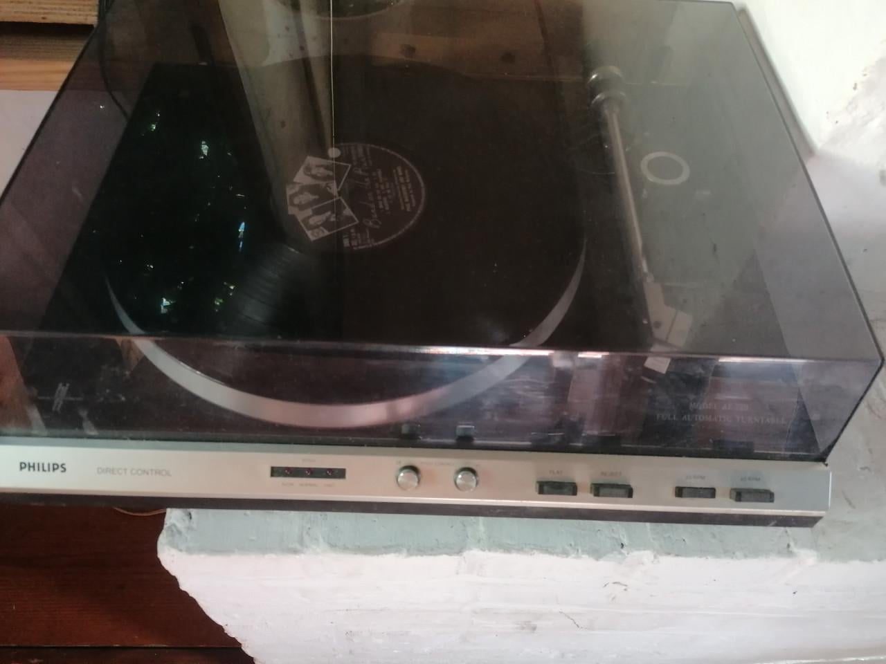 Philips platenspeler plus lp's