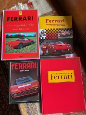 Ferrari boeken 4 st.