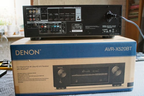 Denon AVR-X520BT receiver plus Denon Sys2020 audio