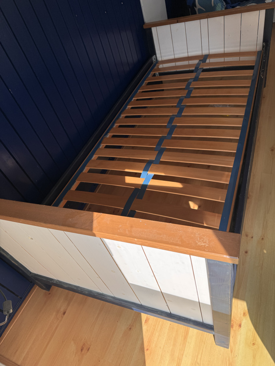 1 persoonsbed jongen blauw