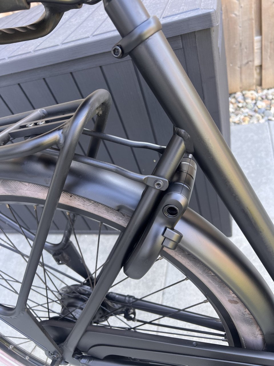 Cortina Urban Transportfiets – Mat Zwart – 7 Versnellingen – Framemaat 57