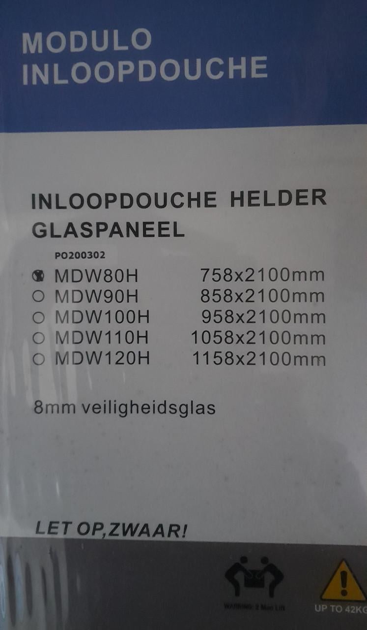 Module inloopdouche