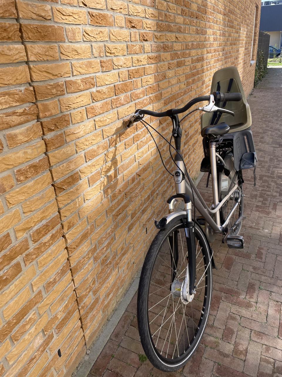 Gazelle fiets / dames- en moederfiets kinderstoeltje