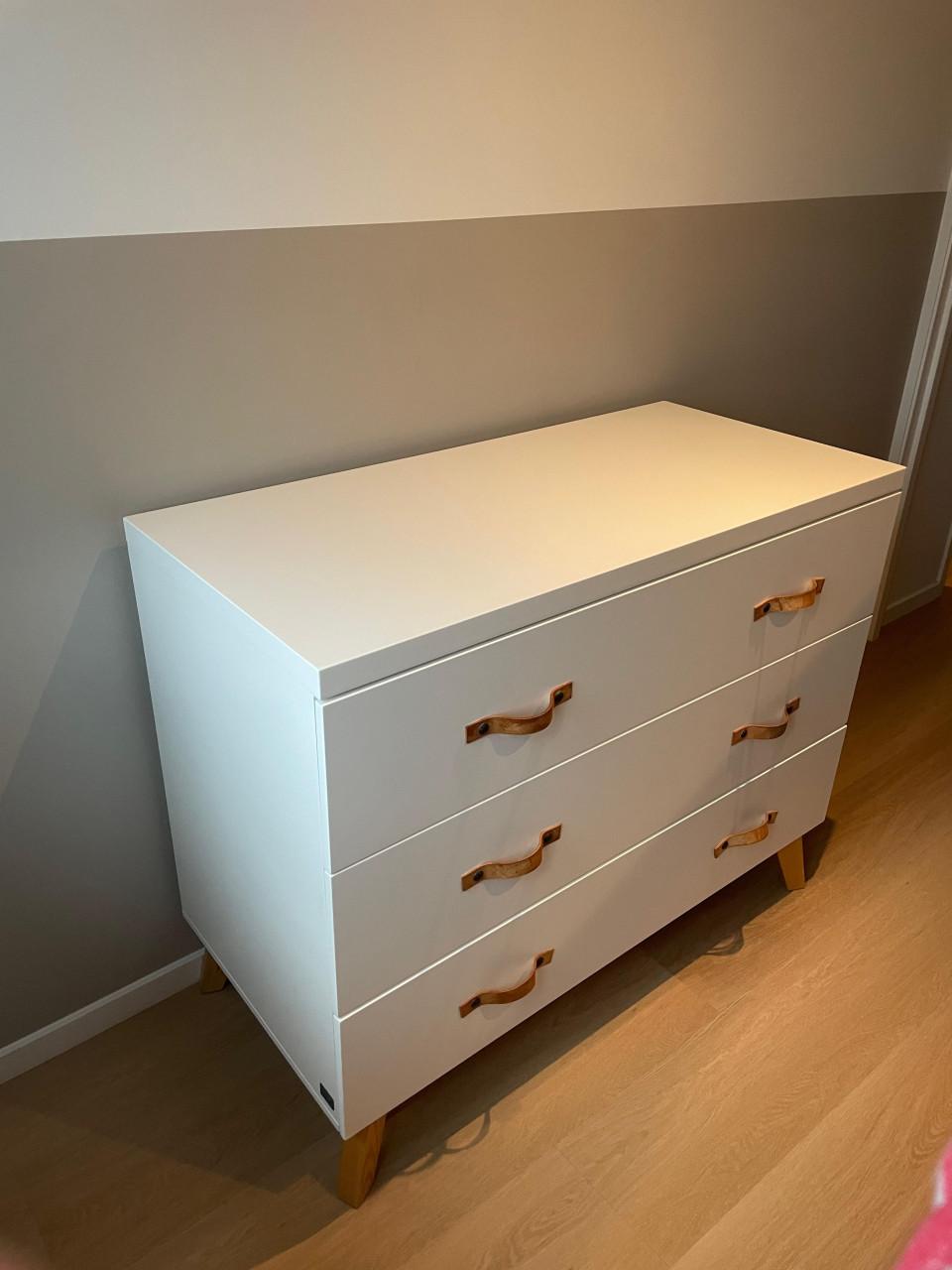 TFW Commode + ledikant wit, in nette staat/gedemonteerd