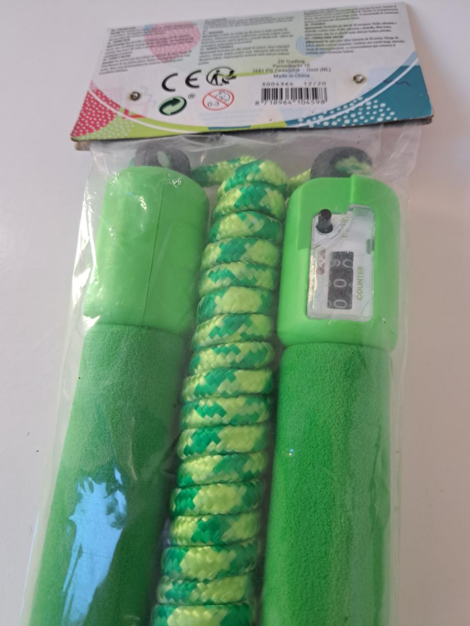 Nieuwe springtouw met teller