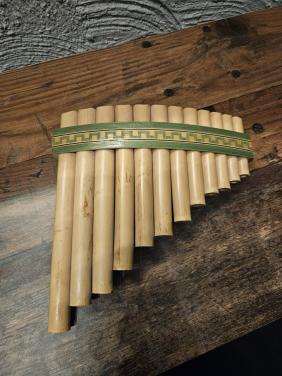 Mooie bamboe panfluit - Handgemaakt blaasinstrument