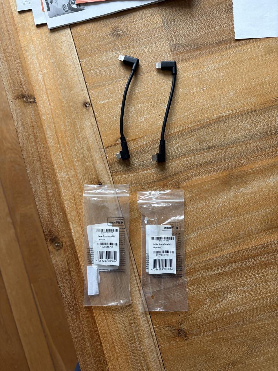 Kabel iPhone/fietscomputer Tbv navigatie