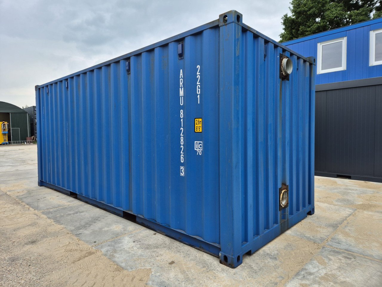 Geïsoleerde 20ft opslagcontainer / bouwcontainer / container