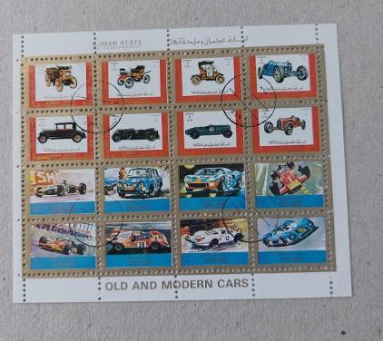 Postzegelvelletje Ajman