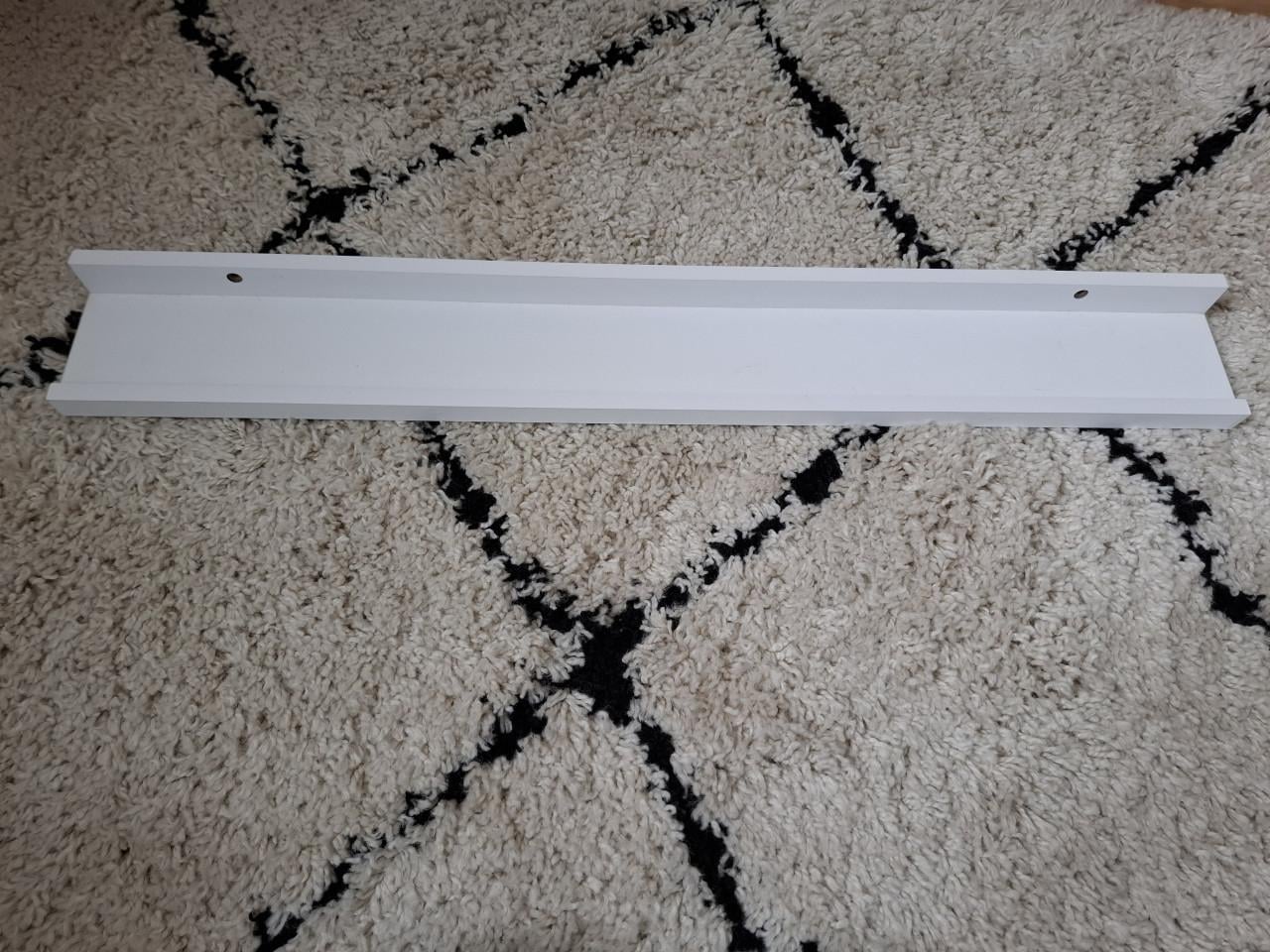 Fotoplank wit 77x10x4 cm