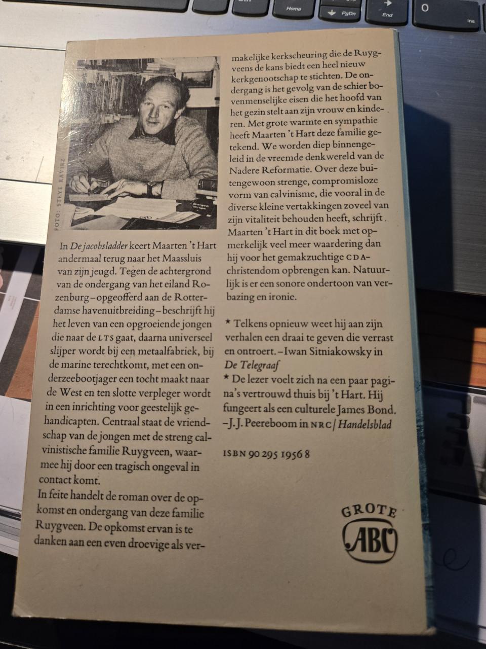 Boek: De jacobsladder van Maarten 't Hart 4e druk 1986