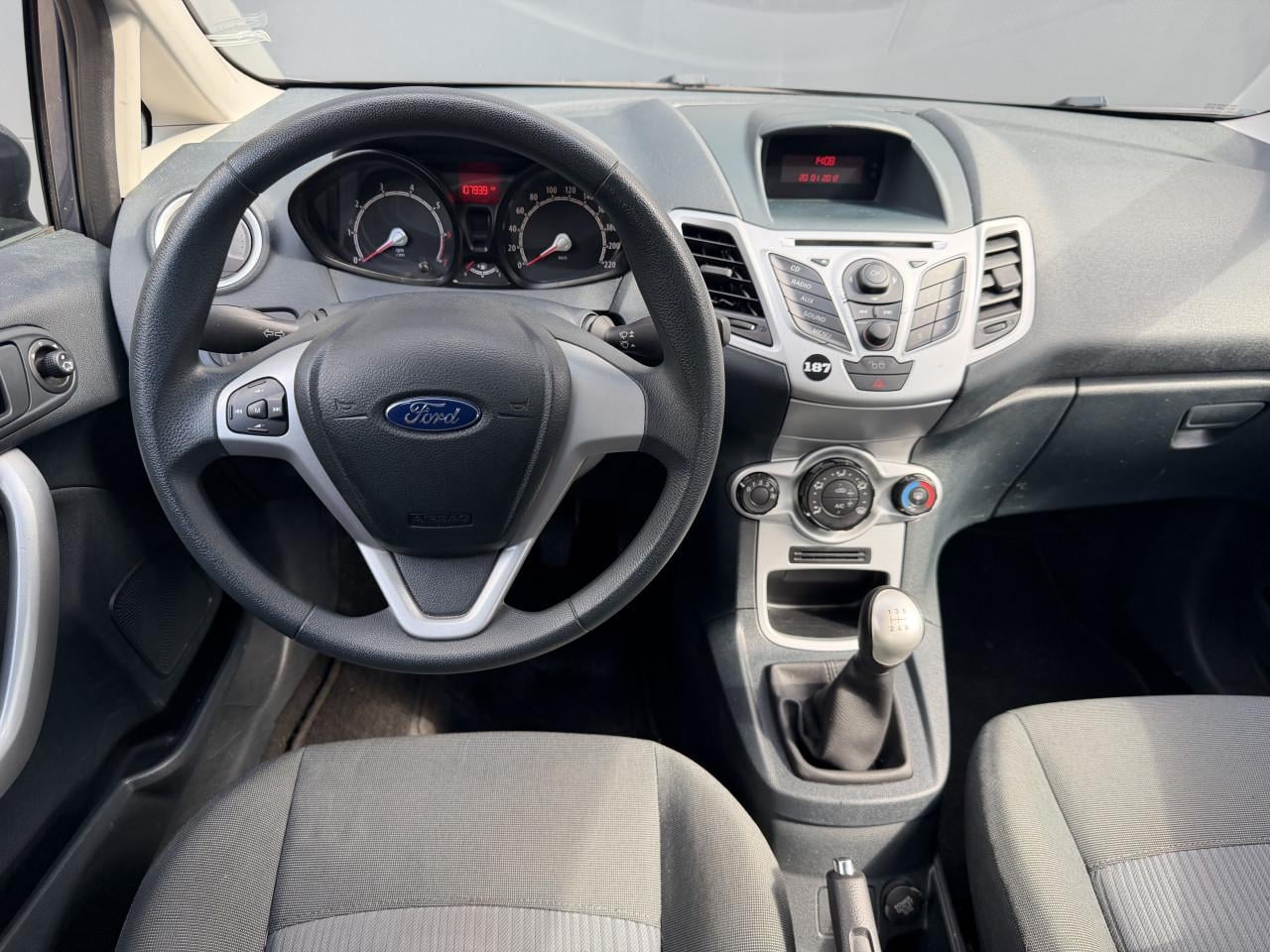 Ford Fiesta 1.25 52KW Trend 5DRS 2012 Blauw Airco Apk Nap