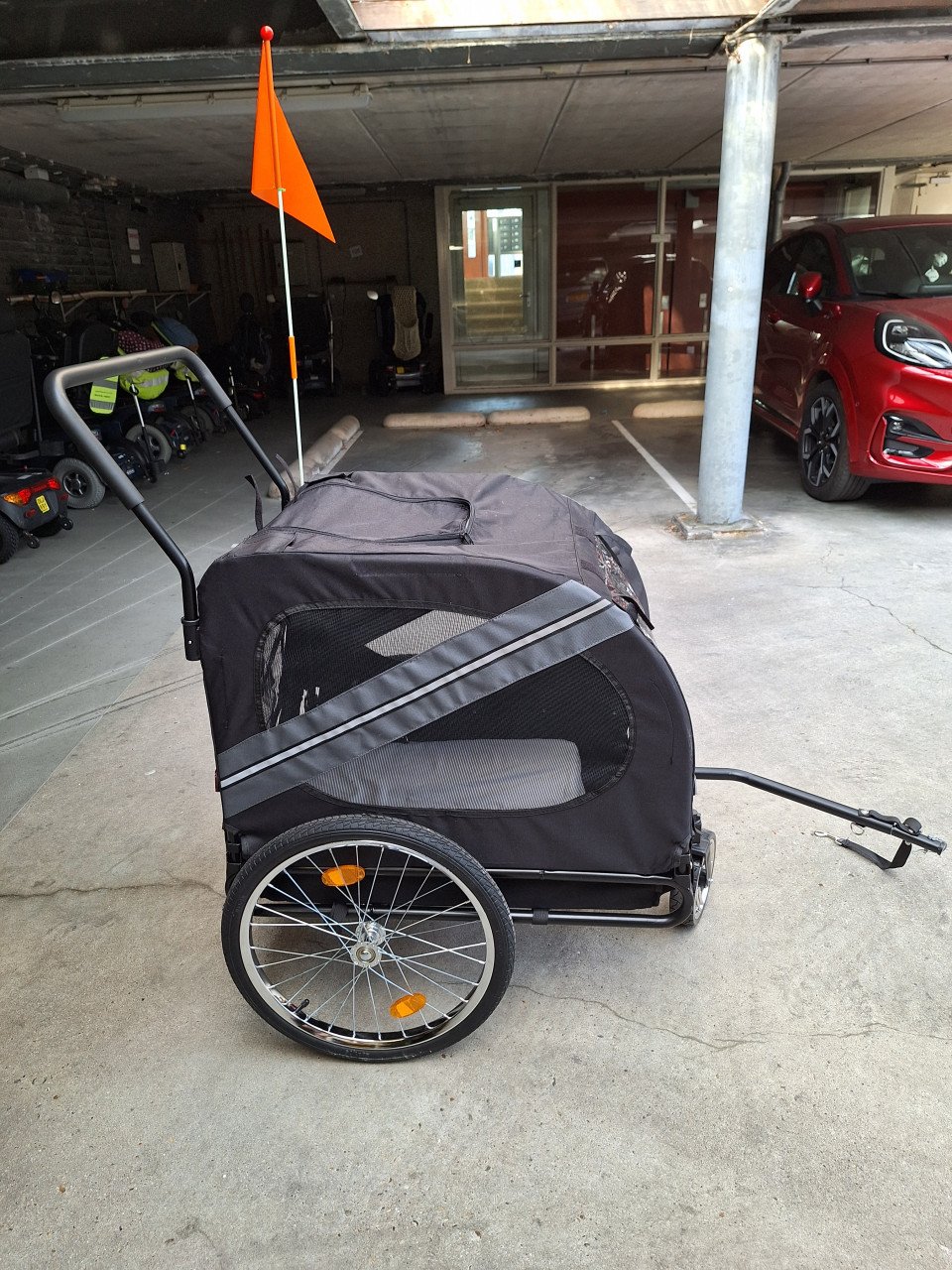 Honden fietskar