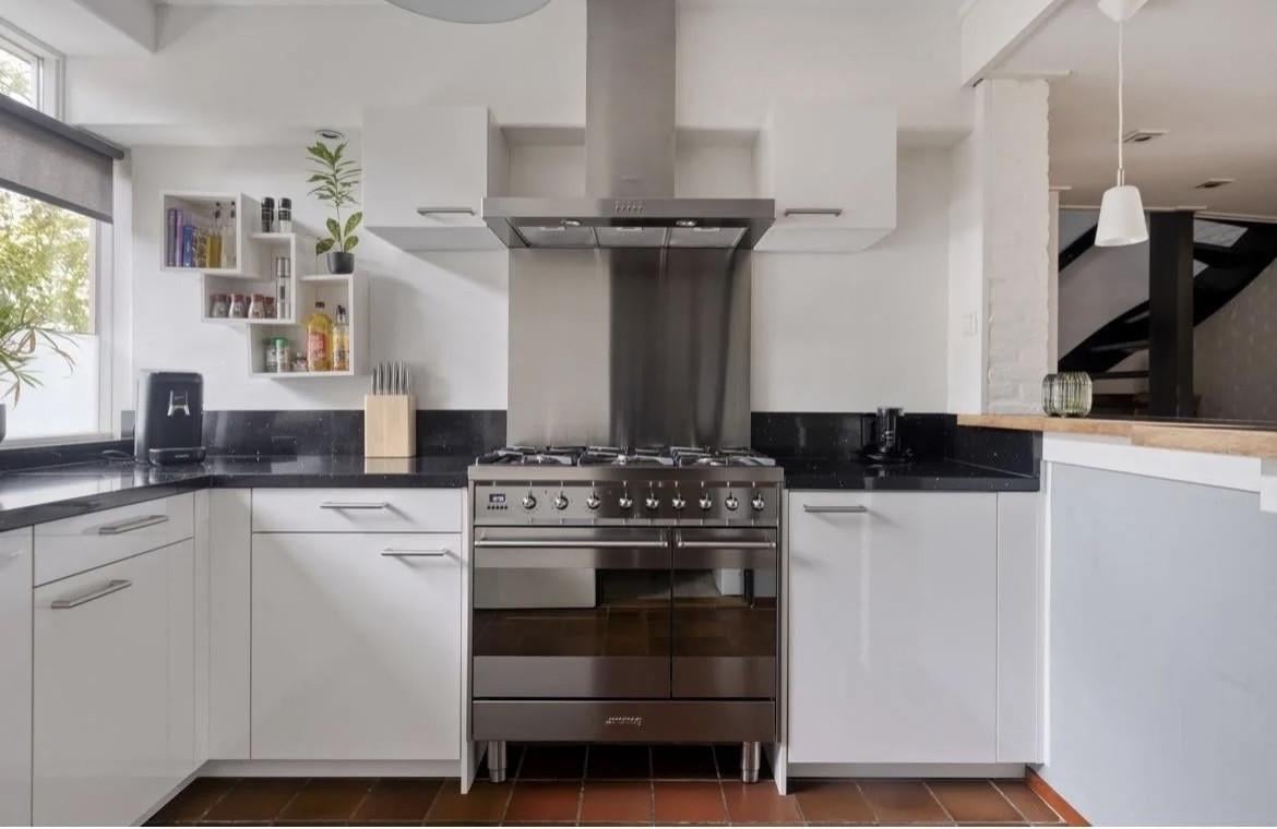 Smeg 6 pits fornuis met dubbele oven