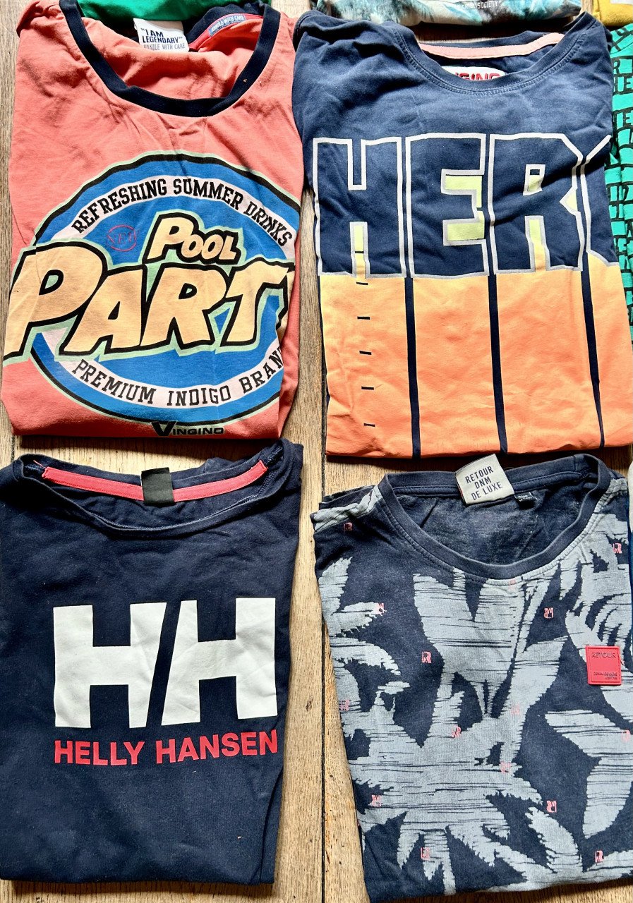 12 T-shirts maat 176, Vingino/Retour/O’Neill