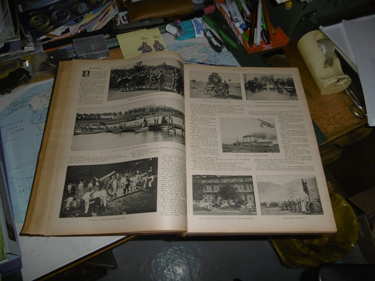 EERSTE WERELD OORLOG De Prins  1914 - 1915      -    Fotoboek