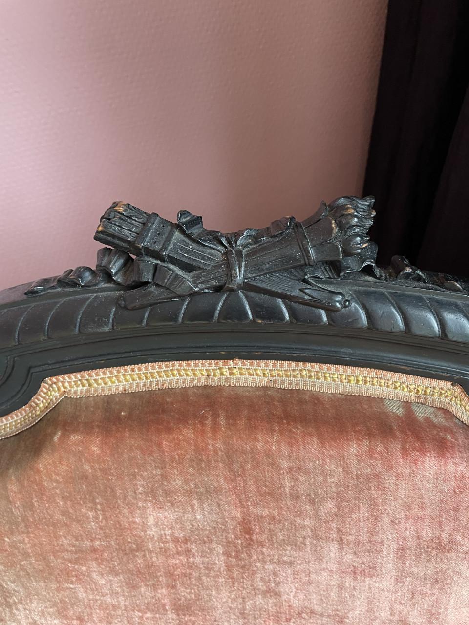 Kleine klassieke fauteuil opknapper