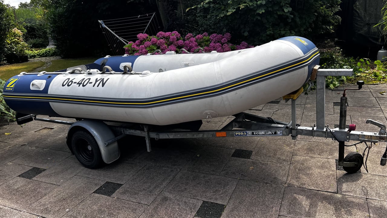 Zodiac 340 met 15pk motor