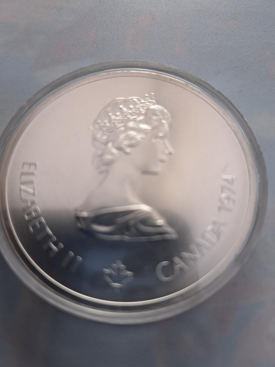 10 dollar olypise spelen zilver proof in capsule 92.5 zilver