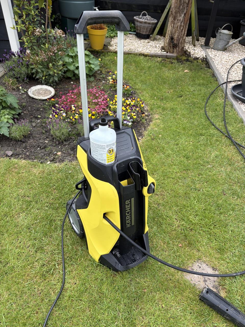 Hogedrukreiniger Karcher K7 Met tegelborstel