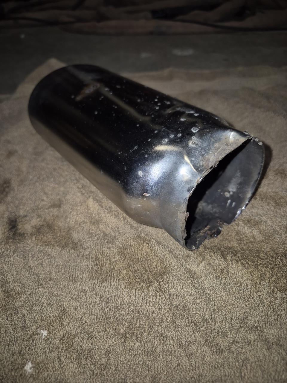 Saab aero uitlaat sierstuk