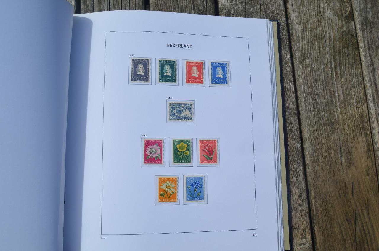 DAVO ll De luxe met zegels postfris (Niet compleet) 1945 - 1970