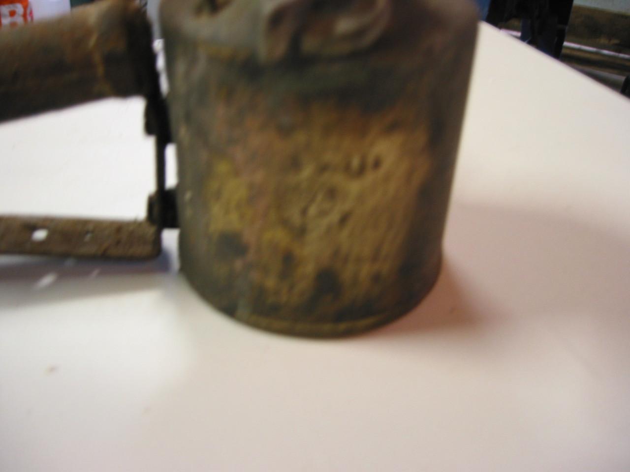 Antieke koperen brander