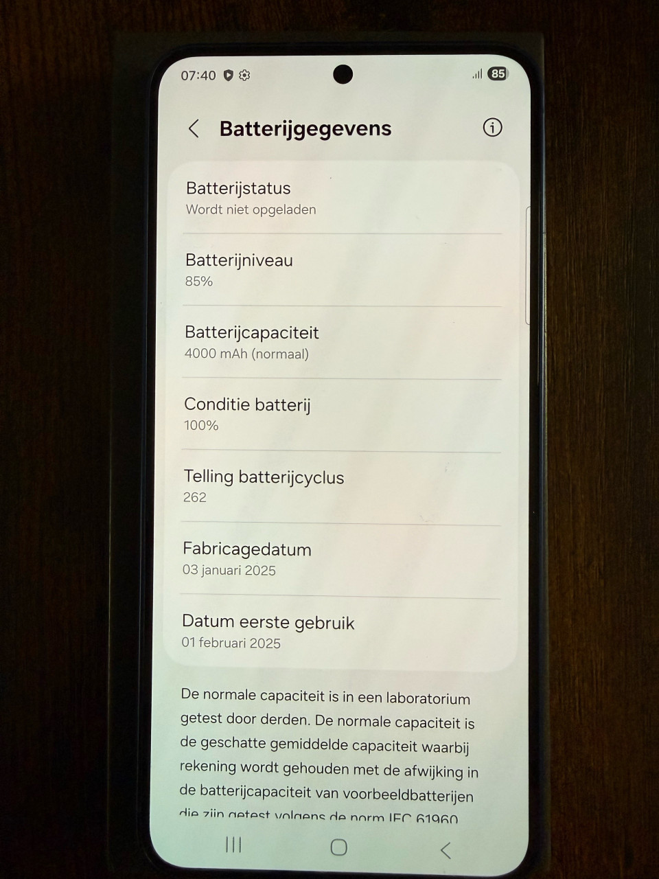 Samsunf galaxy S25 - 512 GB