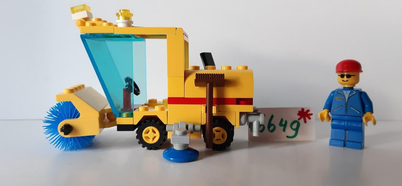 Lego 6649: straatveger + minifiguur