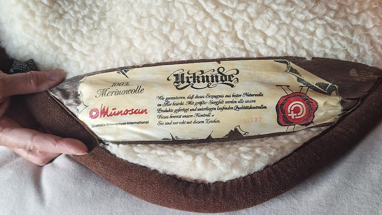 Vintage merinowoldeken