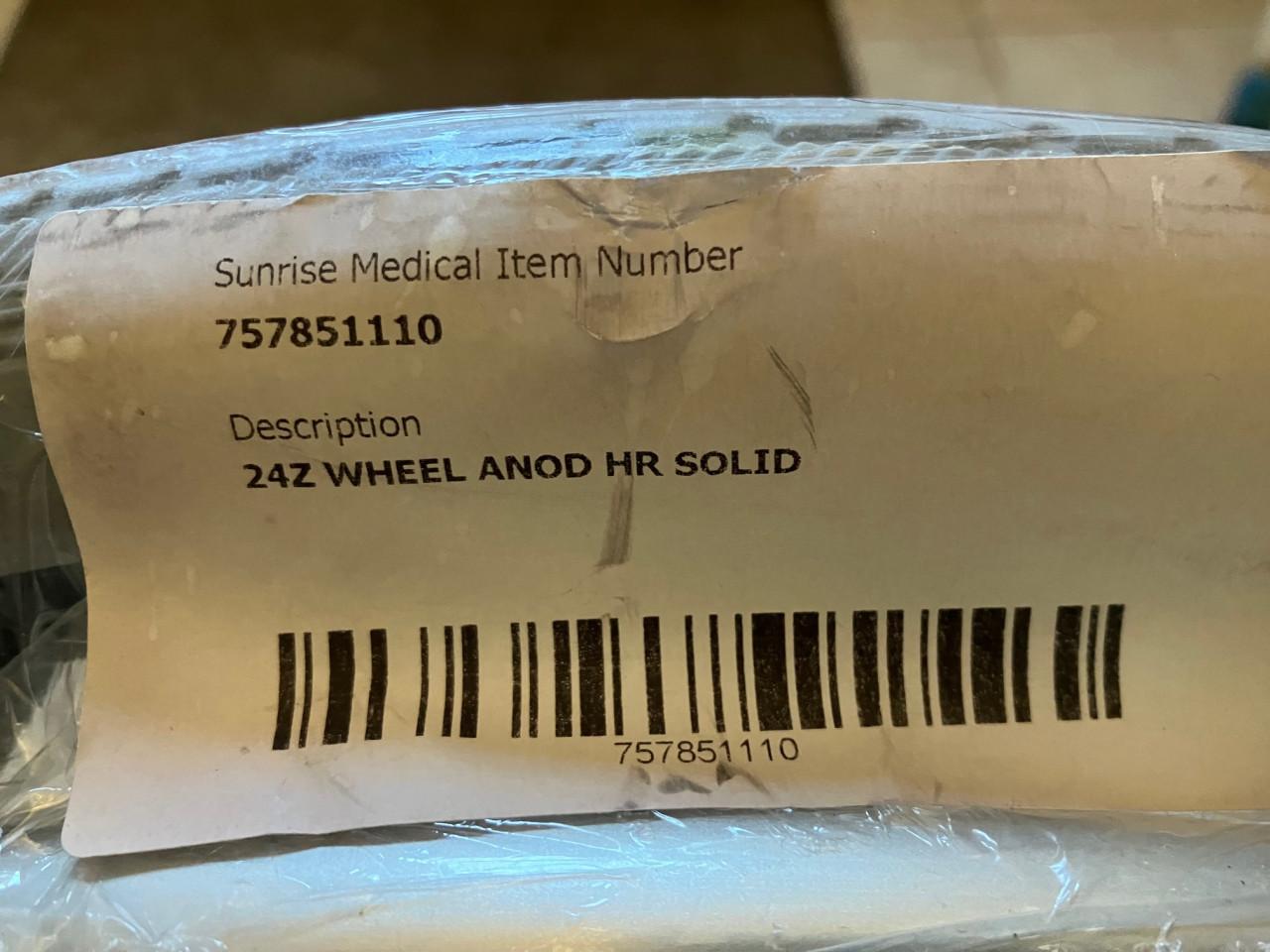 Rolstoelwielen 24 inch 2 stuks