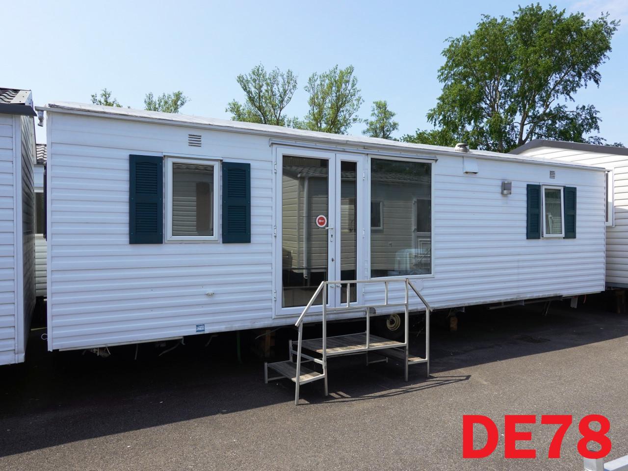 Stacaravans en chalets met middenkamer en dubbel glas tot 6 pers te koop
