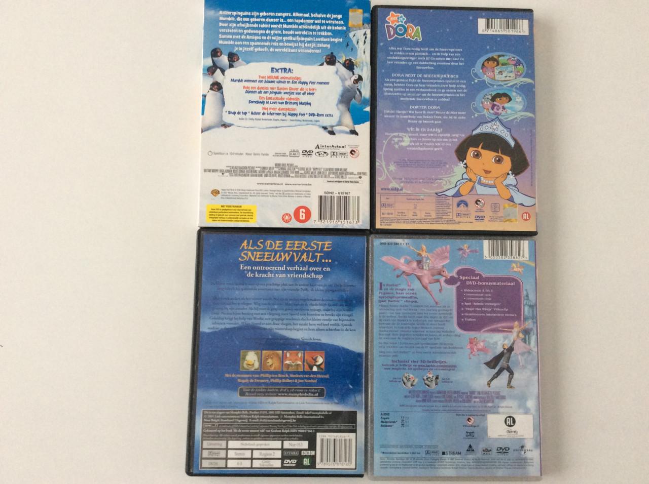 Veel verschillende DVD’s.